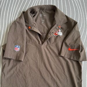 Nike Men's Brown NFL Polo Shirt